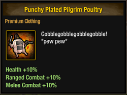 Tlsdz punchy plated pilgrim poultry