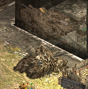 A removable junk pile.