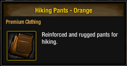 Hiking Pants - Orange