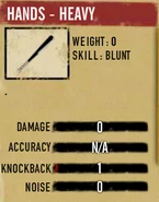 A glitched Heavy variant of hands