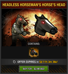 Headless Horseman's Horse's Head