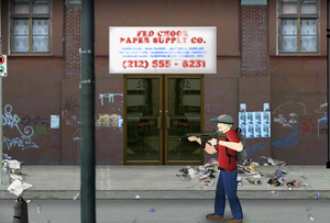 Exterior of the Paper Company Offices.
