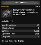 Level 5 Smoke Bomb