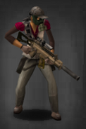 Survivor equipped with the Scoped Suppressed variant