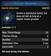 Level 20 Grenade - Big Smoke