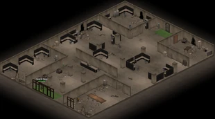 Old layout of the Large Office