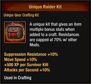 Unique Raider Kit