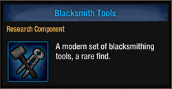 Blcksmith tools