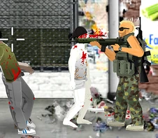 A survivor putting the FAL to good use