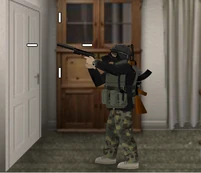 A survivor posing with the Suppressed variant