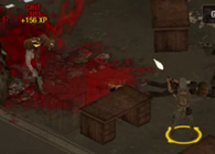 The Hellraiser wielded by a survivor in the Halloween event