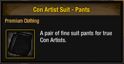 Con Artist Suit - Pants