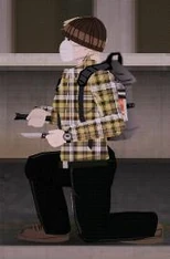 Survivor with the tiny Pocket Knife