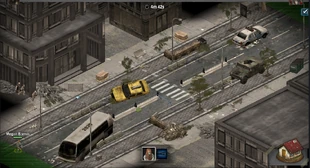 The layout of the Small Street (variant A)