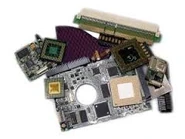 A pile of electronic scrap in real life.