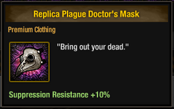 Tlsdz replica plague doctor's mask