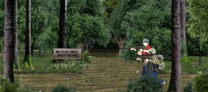 Entrance to the reserve.