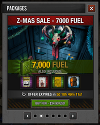 Z-Mas Fuel Sale - 7000