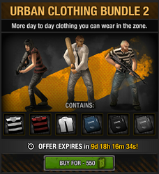 Urban Clothing Bundle 2 - 550