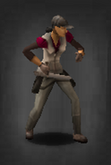 A survivor equipped with the Tonfa Blade