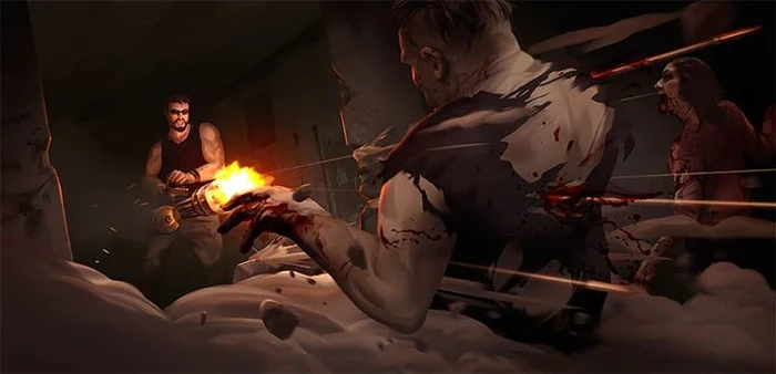 Promotional Facebook picture depicting the minigun in use.