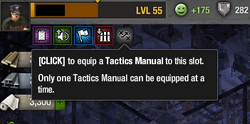 Tactics Manual slot