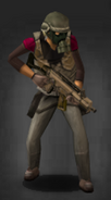 Survivor equipped with the G36-A3