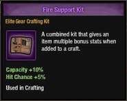 Fire Support Crafting Kit