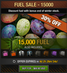 Easter Fuel Sale - 15000