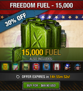 Tlsdz freedom fuel 15000 fuel package