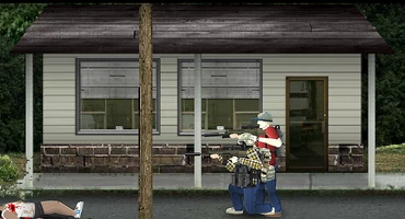 The exterior of the store.