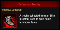 Infamous trophy