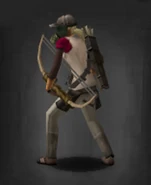 Survivor equipped with the Compound Bow