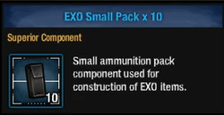 Exo pack s