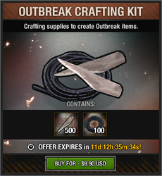 Outbreak Crafting Kit - $9.90 USD