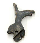 A revolver's trigger system.