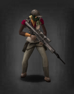 A survivor equipped with the VS-121.