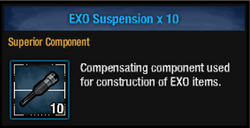 Exo suspension