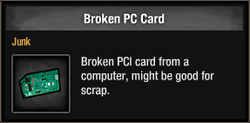 Broken PC Card