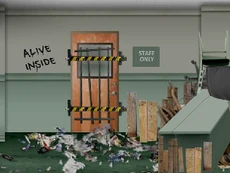 Door of the safehouse