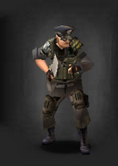 A survivor equipped with the Cleaver