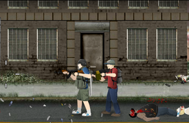 The entrance to the Abandoned Office