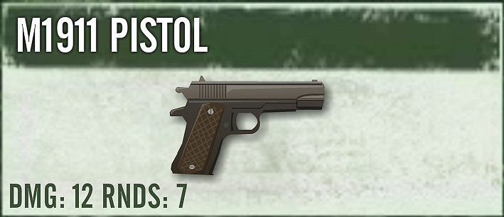 M1911 Pistol Tls Uc The Last Stand Wiki Fandom - m1911 roblox death zone wiki fandom