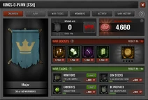 The Alliance overview page.