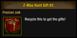 Z-Mas Hunt Gift