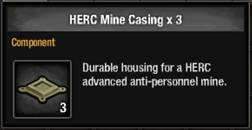 HERC Mine Casing, The Last Stand Wiki