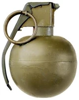 The M67 grenade, the basis for the grenades.