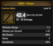 HERC-1 Baton stats