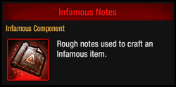 Infamous Notes