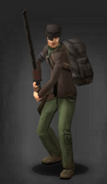 Survivor wielding the Tac-Blade